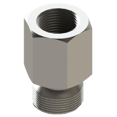 China 60 Degree Cone Seat Male JIS Stainless Steel JIS Female PT Long Pipe Fitting for sale