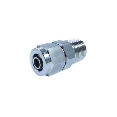 China Stainless Steel Male Connector Hydraulic Quick Pneumatic Fitting for sale