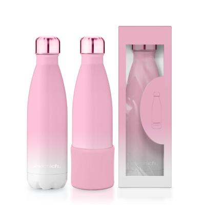 China Sustainable Custom Logo 500ml 750ml Cola Shaped Vacuum Thermal Insulated Stainless Steel Water Bottle for sale