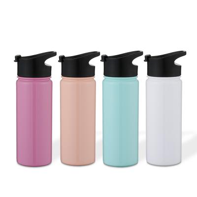 China Sustainable 18oz Vacuum Insulated Stainless Steel Water Bottle Logo Water Bottle for sale