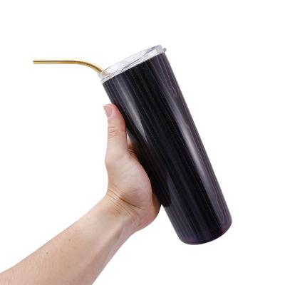 China 20oz Lean Lean Double Wall Stainless Steel Water Bottle Water Bottle Coffee Cup With Lid And Straws for sale