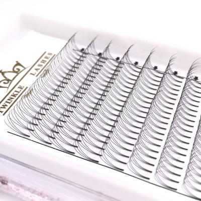 China Long Natural Private Label False Eyelashes Aftercare Kit Premade Fans Wholesale Lashes Bulk Eyelash Extension for sale