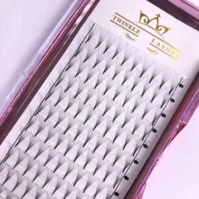 China Long Vegan Natural Mink Eyelash Rootless Volume Whips Base 7d Sharp Lashes Fan Private Label Drier Lashes for sale