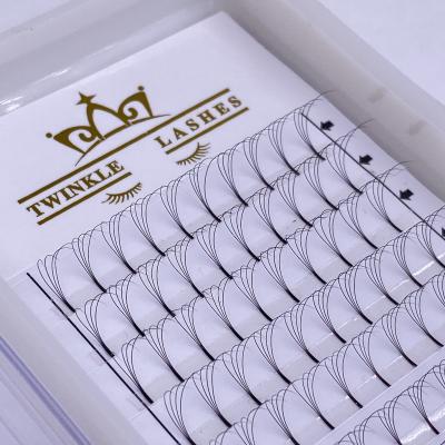 China Long Natural Glue Eyelashes Package Box Sample Orders Wholesale Fake 4d Korean Silk Mink Lashes Extension for sale