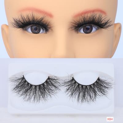 China Wholesale Long Wick Trays 3d Natural Mink Eyelash Lashes 25mm Natural 3d Mink Eyelash Mink Eyelashes Vendor With Custom Eyelash Packaging for sale