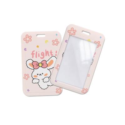 China KPOP Material Bow Knot Bunny Rabbit Andy Steering Wheel Cartoon Bundle Cards ABS Badge Bus Back and forth Bundle Cards for sale