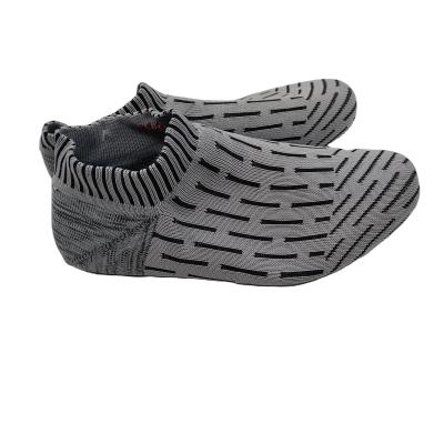 China 2021 Breathable mesh sock shoes custom upper material shoes fly fabric vamp knitting shoe uppers for sale