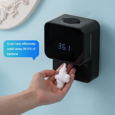 China Modern Wholesale Wall Mounted Automatic Induction Soap Dispenser Foam Mobile Phone Hand Sanitizer Alcohol Gel Machine for sale