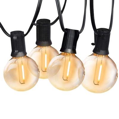 China PVC LED g40 string garden decoration outdoor light bulb lamp wedding ins christmas day decoration for sale