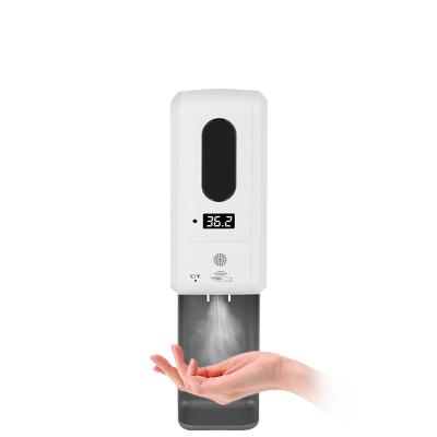 China Foam Automatic Handless Soap Dispenser F1 Infrared Induction Thermomet All-in-One Non-Touch Er Maker for sale