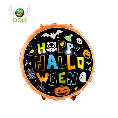 China 18 Inch Globos Series Halloween Pumpkin Skull Ghost Ball Happy Birthday Party Easter Balloons For Decoration for sale