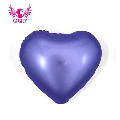 China Wholesale desig high quality metallic color party party 18 inch heart foil balloon birthday decoration for sale