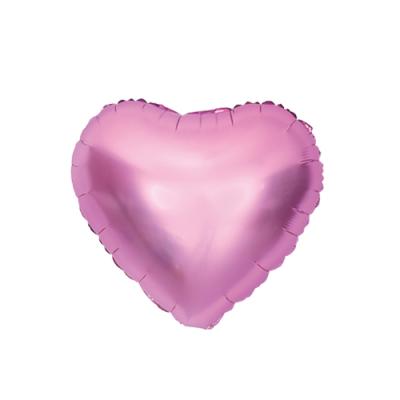 China 2021 party new design party metallic color 10 inch high quality foil heart balloon birthday decoration wholesale high quality metallic color for sale