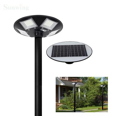 China Multi Power IP65 Outdoor Waterproof Integrated Garden UFO Led Solar Garden Light With Remote Controle for sale