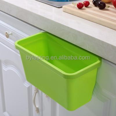 China Sustainable Box Rubbish Bin Sundries Storage Barrel For Kitchen Hanging Rubbish for sale