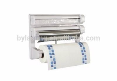 China Modern Triple Paper Dispenser For Kitchen Roll, Aluminum Foil And Clinging Film WrapTissue Pager for sale