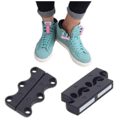 China ABS+Magnetic Shoe Closures Magnetic Laces-Never tie laces again! Magnetic lace buckle, easy to wear your shoes for sale