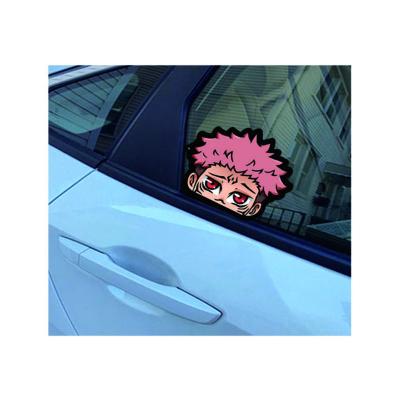 China Waterproof+Eco-friendly Custom Printing Colorful Die Cut 3d Motion Car Anime Lenticular Stickers for sale