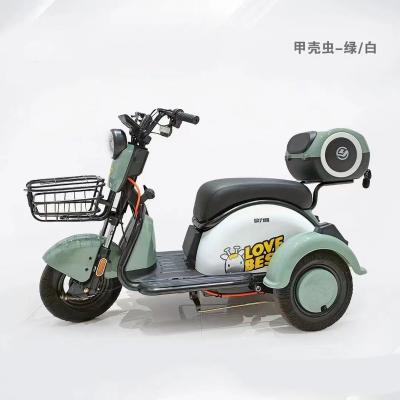 China Aluminum alloy 3 wheels electric tricycle cargo home use electric tricycle for adult passenger vehicle for sale