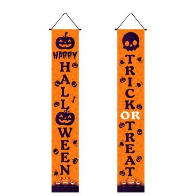 China Health Care Institutes Manufacture To Offer Halloween Poly Couplets Outdoor Decoration Couplets Flag Decoration Custom Flags for sale