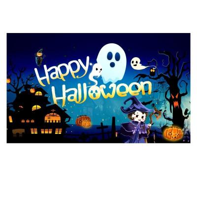 China Health Care Institutes Manufacture Poly Halloween Decoration Flag Living Room Indoor Flags Supply 3x5ft Party Flag for sale