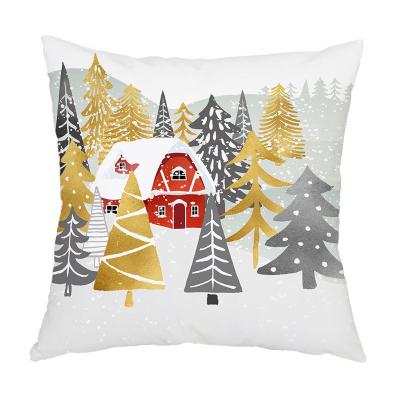 China Prosub Sublimation Wholesale Blank Blank Pillow Cover Custom Made Christmas Polyester Printed 45*45cm Cushion Covers for sale