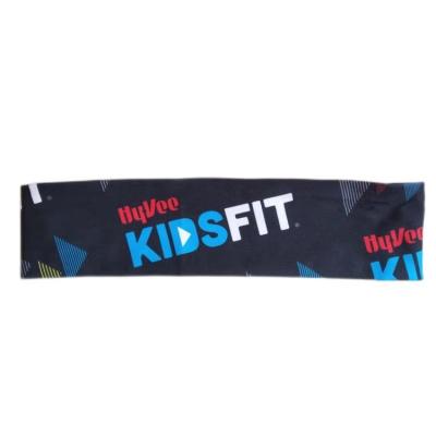 China Sports Cheer Wholesale Kids Sports Headband Netting Printed Colorful Sweat-absorbing Headband for sale