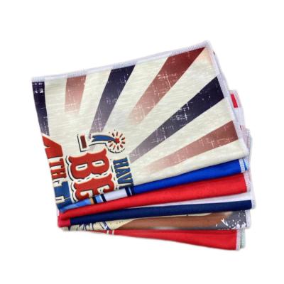 China Wholesale Manufacture Customized QUICK DRY Printing Towel Soccer Fans Quick Dry Towel Printed Rectangle Shape Towel for sale