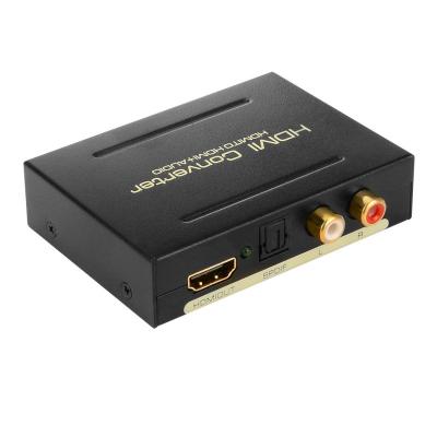 China hdtv splitter hdm-i hd audio converter to hdtv+audio to hdtv+audio hd audio and video converter for sale