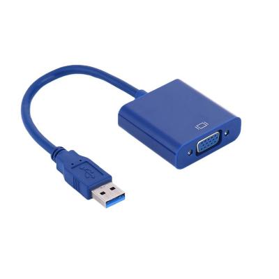 China usb3.0 to vga converter 1080p computer to monitor extension screen adapter usb3.0 cable to vga Usb3.0 To VGA for sale