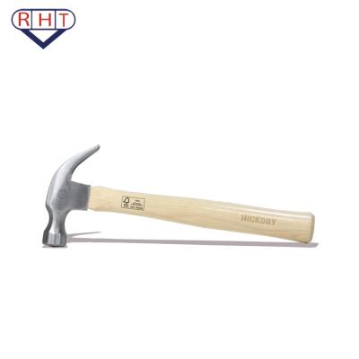 China Carpet Tools RHT 24OZ Best Claw Hammer With Wood Handle 118 for sale