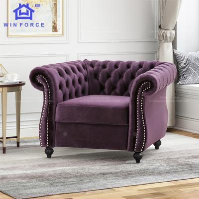 China New Arrival Fashion Leisure Chair Customizable Living Room Sofa Bedroom Velvet Fabric Single Sofa Chair for sale