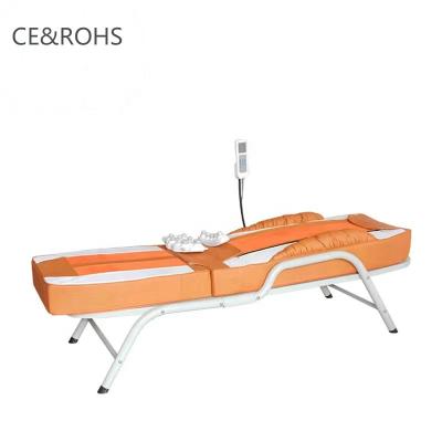 China Different Body PU Colors Full Body Thermal Jade Roller Therapy Massage Bed for sale