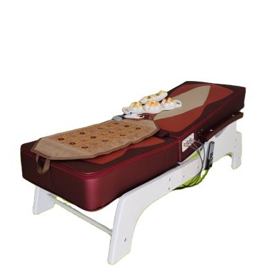 China Full Body Jade Roller Heating Massage Bed V3 Massage Bed hot sale Infrared physiotherapy Body Massage Bed for sale