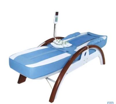 China Full Body Jade Roller Heating Therapy Massage Bed hot sale Infrared physiotherapy Body Massage Bed for sale