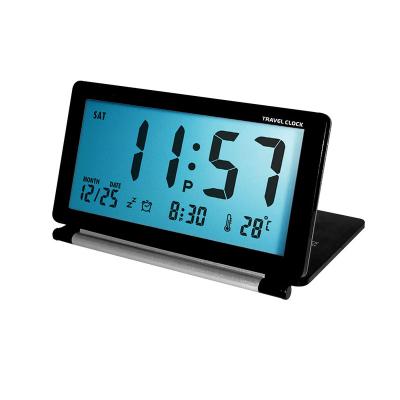 China Folding Portable Multifunctional Travel Shopping Calendars LCD Display Alarm Clock for sale