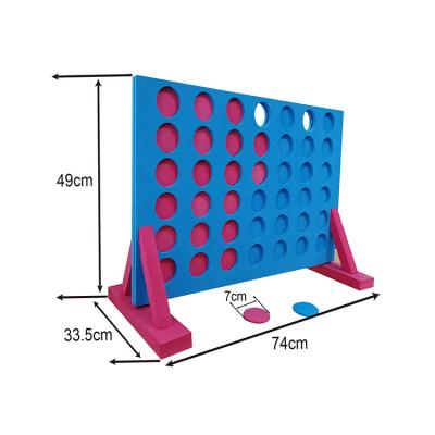 China Eco-friendly EVA Wooden Foam Safe Giant Connect Four Game for sale