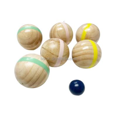 China Wooden Bocce Bokoh Garden Game Outdoor Toys Booce Bocha Ball Set / Balls for sale