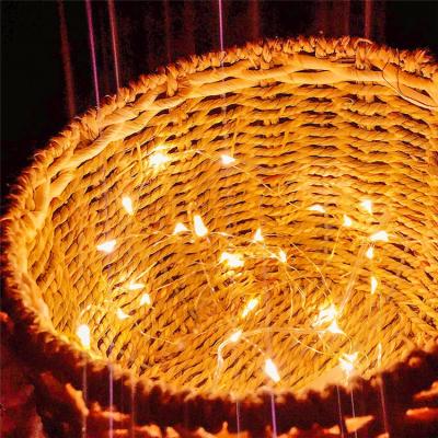 China Micro Copper Wire 50 LED 3*AA 5m Light Christmas Copper LED String Light Battery Operated for sale