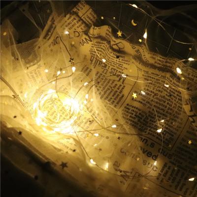 China Battery Operated Micro Copper Wire Blister Light 100 LED 3*AA PVC Fairy String Lights for sale