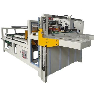 China corrugated cardboard gluing carton boxes gluing machine fold box glue machine for sale