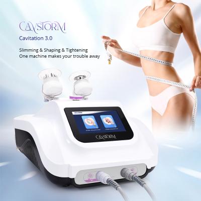 China CaVstorm 40K Cavitation 3.0 Ultrasonic Face Lifting And Wrinkle Remover Body Shaping Slim Vacuum Cups Removal Beauty Machine for sale