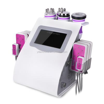 China Weight Loss OEM 6in1 40K Cavitation RF Vacuum Ultrasonic Cellulite Reduction Slimming Professional Machine Best Result for sale