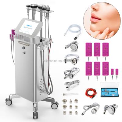 China Weight Loss Cavitation Vacuum RF Machine Diamond Dermabrasion BIO Skin Clean Facial Machine for sale