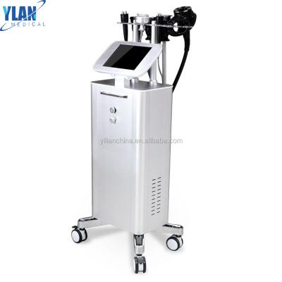 China Loud Sound Face Lift Fat System 7 In 1 Ultrasonic + Vacuum +RF+BIO Slimming Machine Cellulite Removal Spa for sale