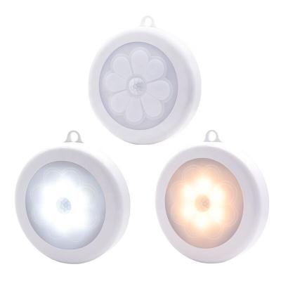 China Residential Magnetic 6Led Motion Sensor Battery Operated Indoor Led Light For Stairs Stair Hallway Bathroom Wardrobe for sale