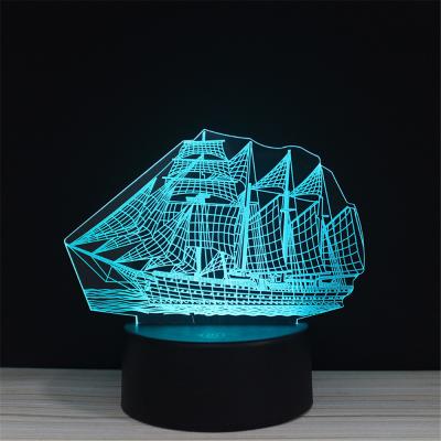 China Hot Sale Decoration And Room 3d Optical Illusion Led Lamp For Christmas for sale