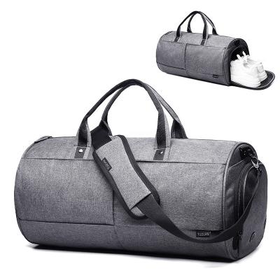 China Gym Sport Sports Training Fitness Bags Custom Logo Mens Gym Bag With Sneaker Compartments for sale