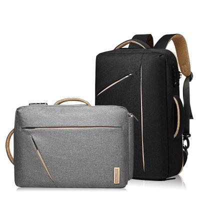 China Business Anti Theft Laptop Backpack For Men Anti Theft 15.6 Laptop Bags Convertible Briefcases CF1769 for sale