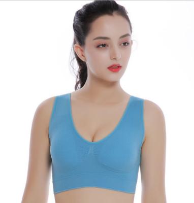 China Wholesale QUICK DRY seamless plus size women's seamless bra newcomer waist fitness vest summer sports bra yoga bra for sale